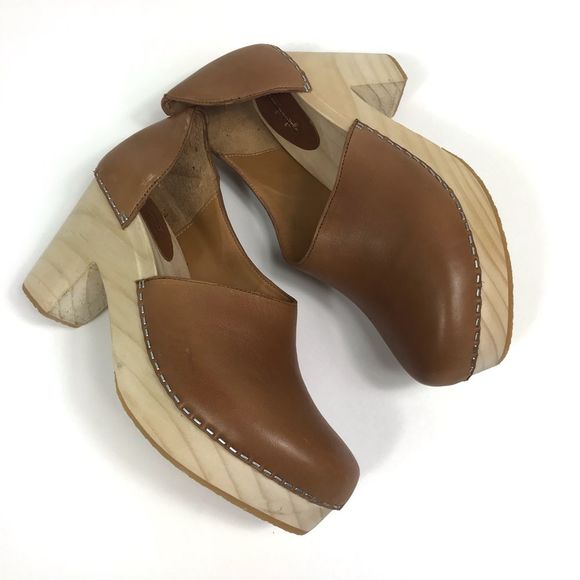 Free People Monroe wooden heels clogs - Picture 3 of 7